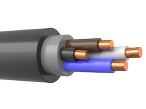Кабель медный силовой ППГнг(А)-HF 4х1,5-0,66 (ож) Элкаб
