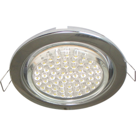 Светильник точечный Ecola GX53 H4 220V встраиваемый потолочный 38x106 хром - 2pack  FC53P2ECB