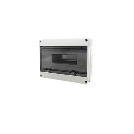 Бокс ЩРН-ПГ-12 IP65 модульный накладной PDB/W 4012 GR Jazzway (кратно 1)