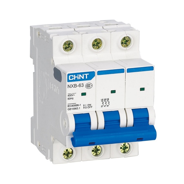 Выключатель автоматический 3П 32А характеристика С 4,5кА NXB-63S СHINT