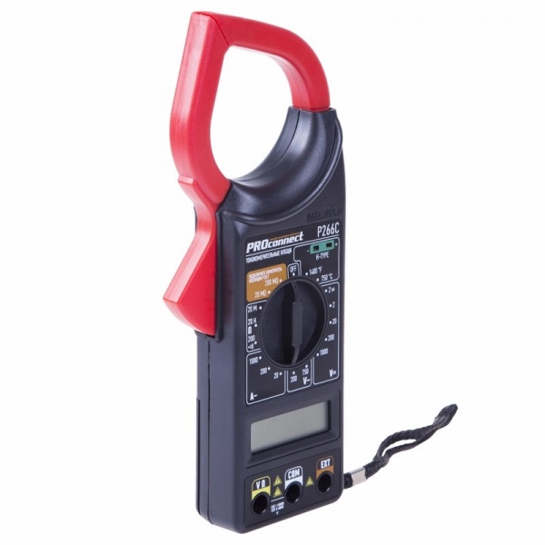 Мультиметр P266C Proconnect токовые клещи 13-3052