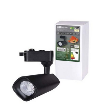 Светильник трековый TDM LED TRL-01-024-NB 24 Вт, 24град, 4000 К, 80 Ra, черный однофазный