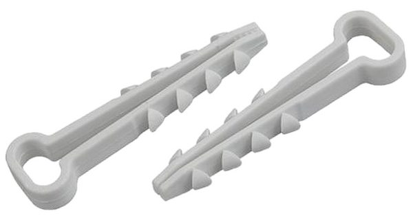 Дюбель хомут ЭРА NO-225-207 для плоского кабеля 6-12 мм белый (50 штук) (кратно 1)