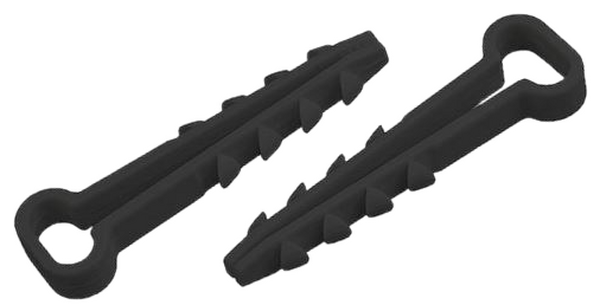 Дюбель хомут ЭРА NO-225-209 для плоского кабеля 6-12 мм чёрный (50 штук) (кратно 1)