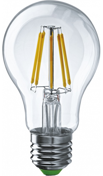 Светодиодная лампа ОНЛАЙТ A60 9Вт 230В 2700K E27 филамент