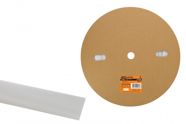 Трубка ТУТнг  16/8 белая (100 м/ролл) TDM (кратно 100)