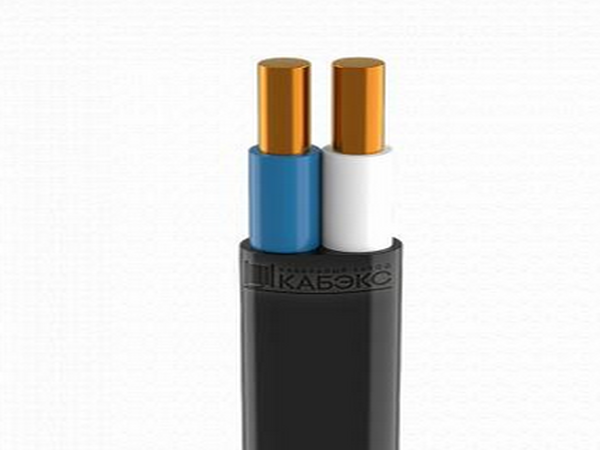 Кабель медный силовой в ПВХ изоляции ВВГнг(А)-LS 2х1,5-0,66 плоский Кабэкс