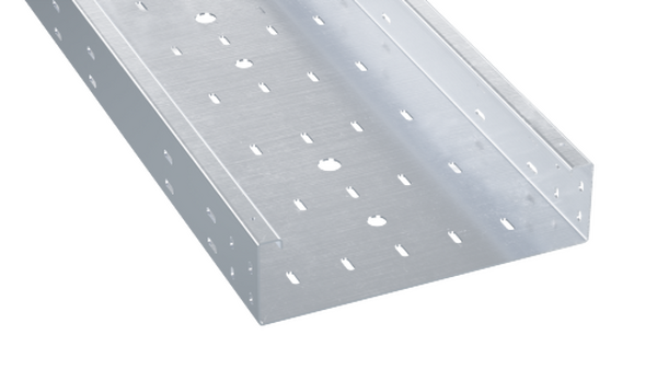 Лоток перфорированный 50x75х3000, 1,0 мм, AISI 304