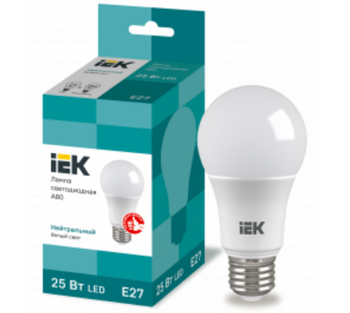 Светодиодная лампа IEK A80 25Вт 230В 4000К E27