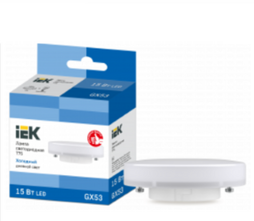 Светодиодная лампа IEK 15Вт 230В 6500К GX53
