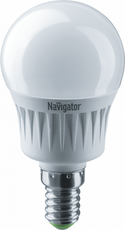 Светодиодная лампа "шарик" Navigator G45 7Вт 230В 4000K E14