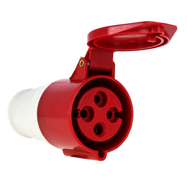 Розетка EKF 214 переносная 3Р+РЕ 16А 380В IP44 (кратно 1)