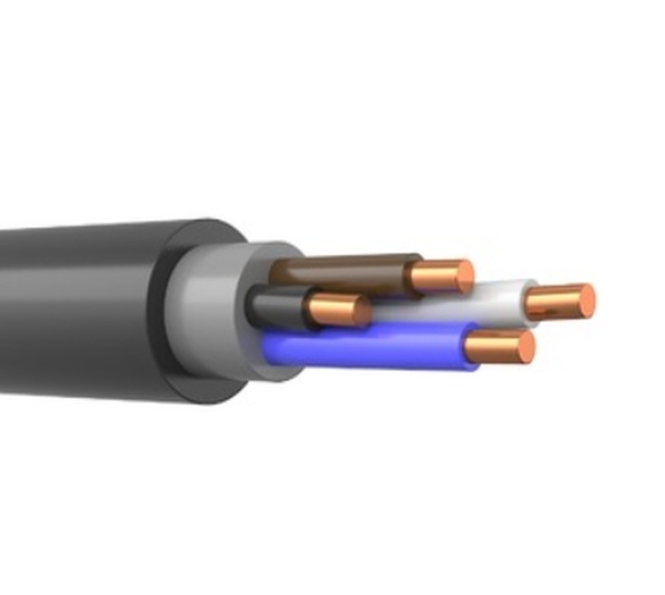 Кабель медный силовой в ПВХ изоляции ВВГнг(А)-LS 4х6-0,66 кабель АКЗ